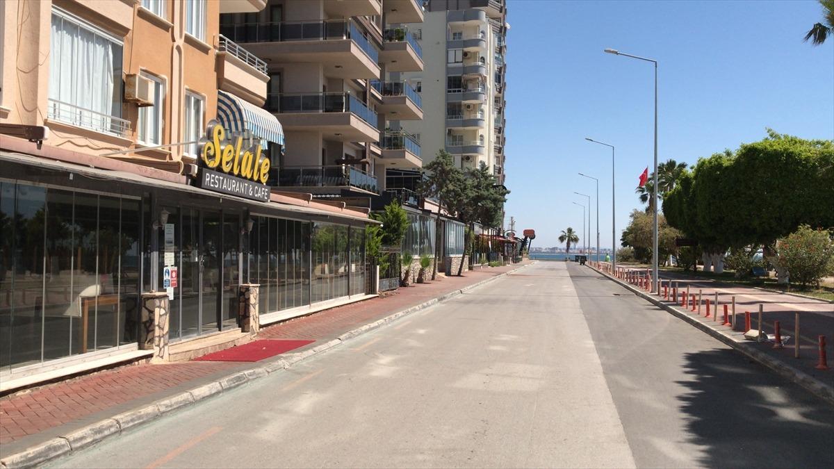 Adana, Mersin, Hatay ve Osmaniye'de "tam kapanma" tedbirlerine uyulduğu g&ouml;zlendi