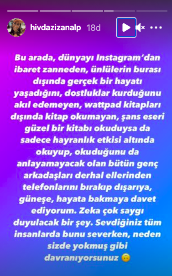 Sefirin Kızı'nın Elvan'ı Hivda Zizan Alp'ten şok sözler! "Neden zekanız yok gibi davranıyorsunuz?"  G5