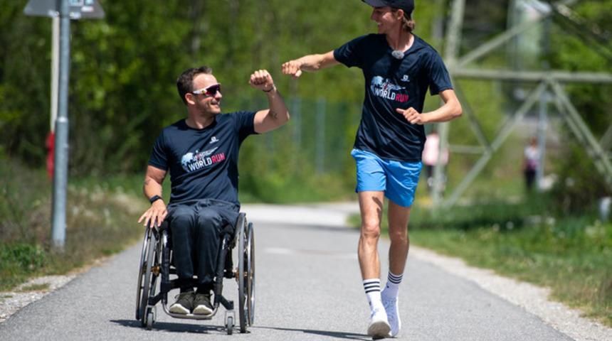 184 bin kişilik rekor katılımla tüm dünya omurilik felçlilerine umut olmak için koştu