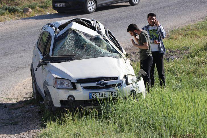 Elazığ'da devrilen cipteki 3 kişi yaralandı G1