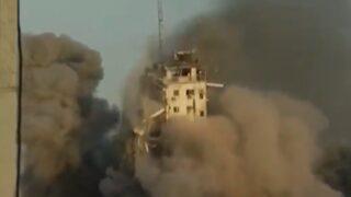 İsrail'in Gazze'ye saldırıları sürüyor! 14 katlı bina vuruldu