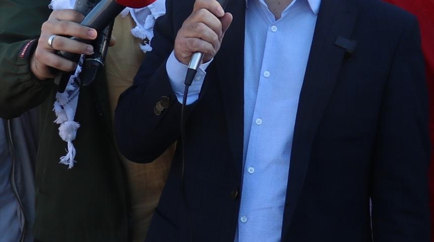 Sakarya'da Filistinli öğrenciler, İsrail'in Mescid-i Aksa'ya saldırılarını protesto etti