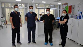 Sağlık çalışanları, bayram sabahı da görev başında