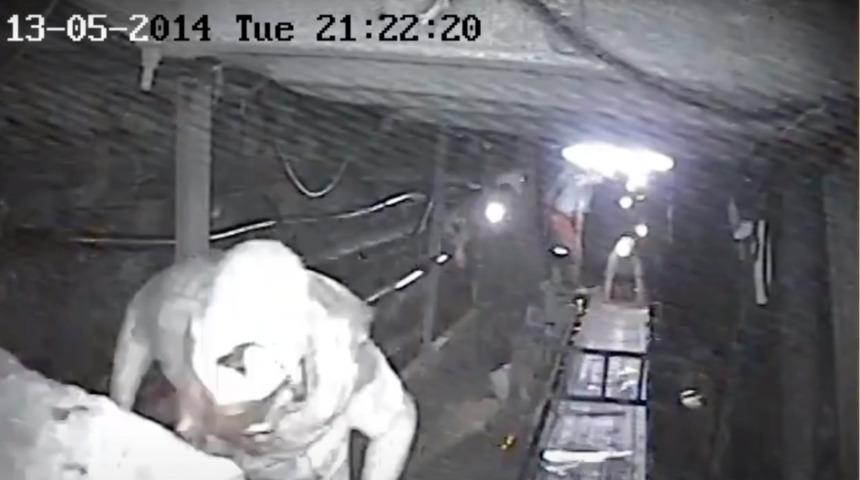 Soma maden faciasının 7. yılı: Maden i&ccedil;inden o g&uuml;ne ait g&uuml;venlik kamerası g&ouml;r&uuml;nt&uuml;leri