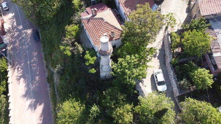 Bilecik'in simgesi "yıkık minareler" sessiz kalan kentte etkileyici manzaralar oluşturdu G1