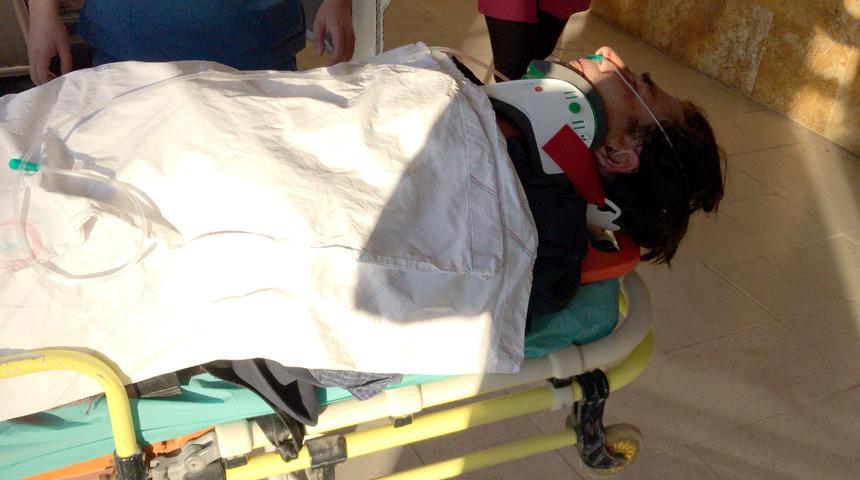 Tosunun saldırdığı çiftçi hastanelik oldu