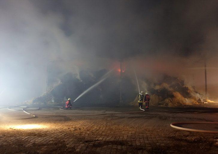 GÜNCELLEME - Manisa'da besi çiftliğinde çıkan yangın 9 saatlik müdahaleyle söndürüldü G3