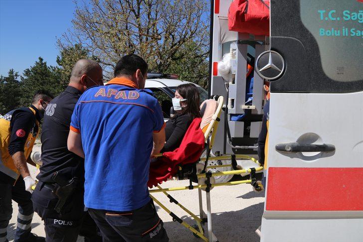 Ormanda yürüyüş yaparken kaybolan genç kadını yoldan geçen vatandaş buldu G2