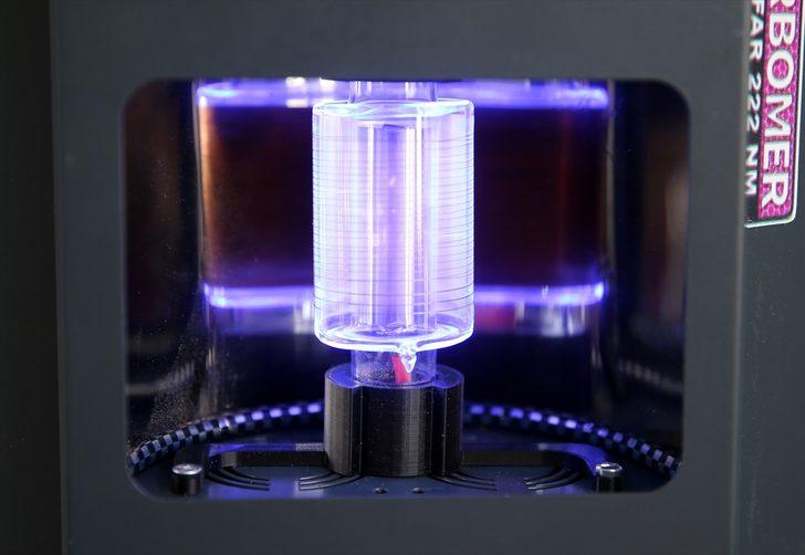 Malatyalı girişimci virüsleri kripton gazı içerikli ultraviyole lambayla yok eden cihaz geliştirdi G1