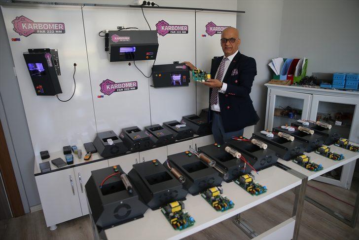 Malatyalı girişimci virüsleri kripton gazı içerikli ultraviyole lambayla yok eden cihaz geliştirdi G2