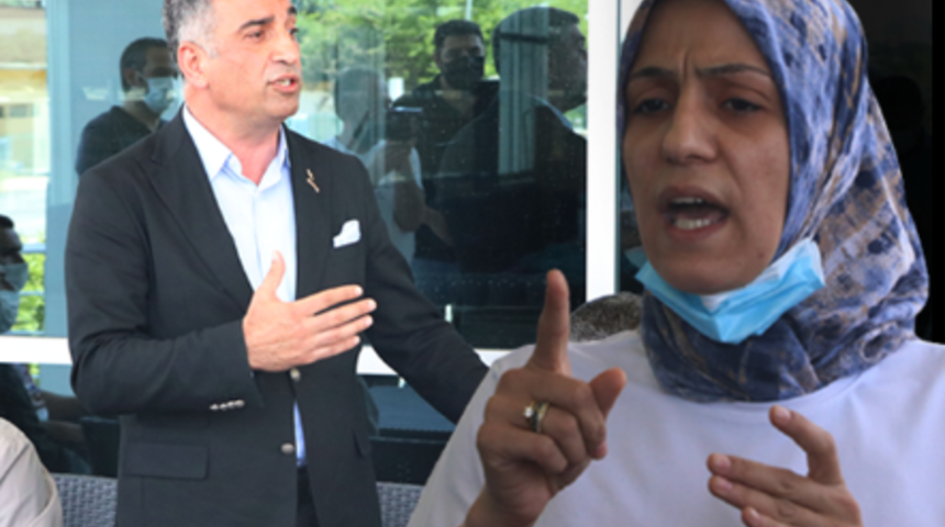 Evlat nöbetindeki ailelerden CHP'li vekile 'HDP' tepkisi: Genel başkanınızın selamını kabul etmiyorum