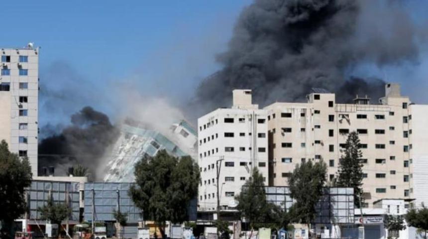 İsrailli basın derneği: Gazze'de vurulan basın ofislerinin olduğu binayı Hamas'ın kullandığına dair delil yok