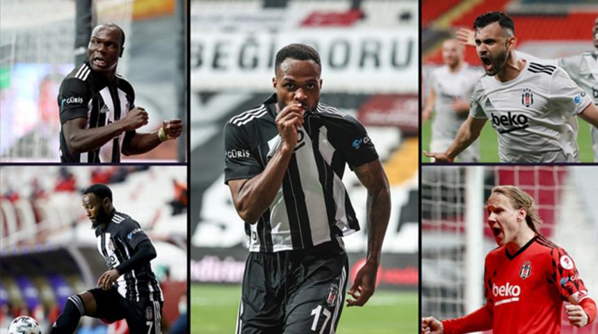 Beşiktaş'ta 5 futbolcudan hücuma büyük katkı verdi