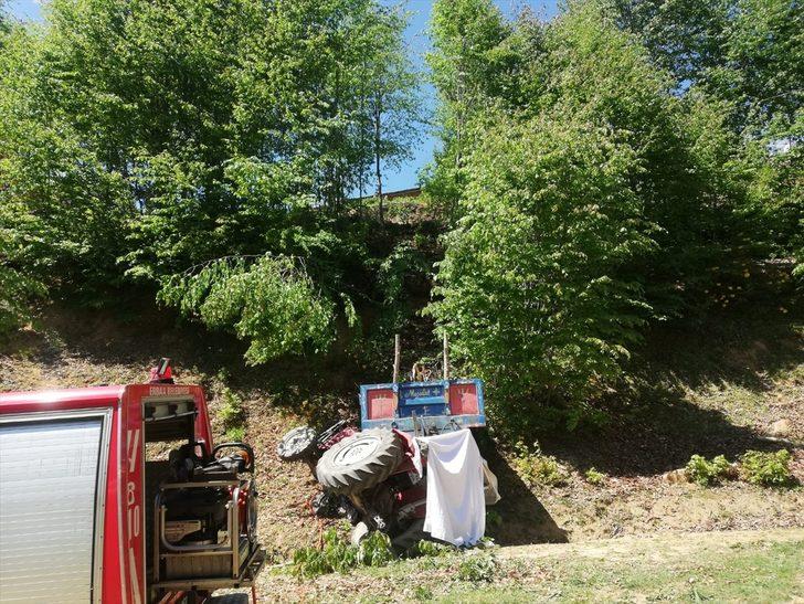 Tokat'ta uçuruma devrilen traktörün sürücüsü öldü G2