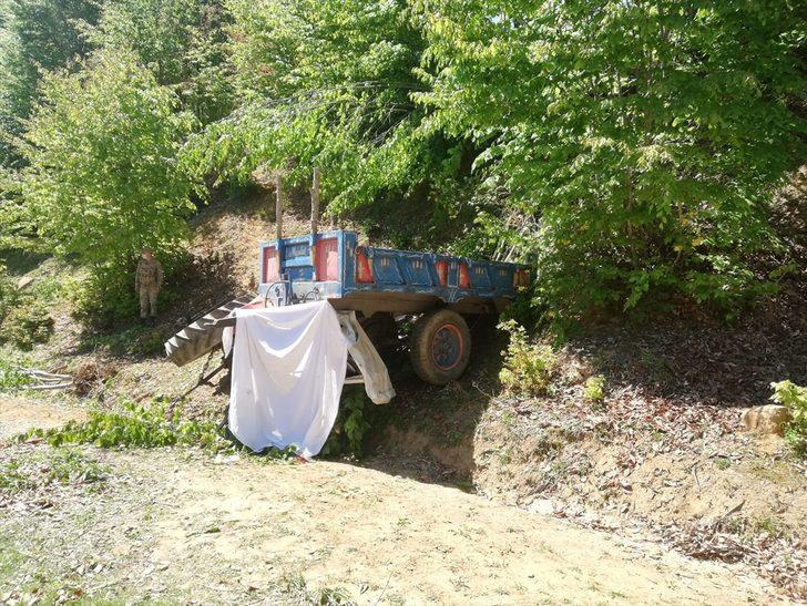 Tokat'ta uçuruma devrilen traktörün sürücüsü öldü G3