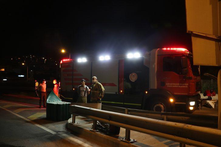 İzmir'de kontrolden çıkan otomobil takla attı: 1 yaralı G3