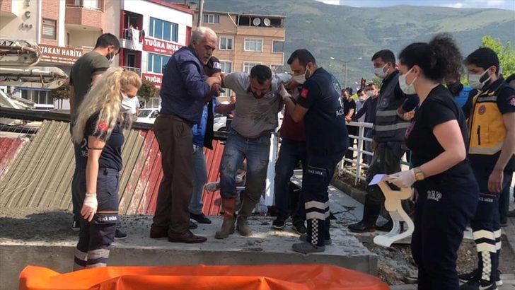 Bursa'da beton dökülürken çöken anıt inşaatında 3 işçi yaralandı G2