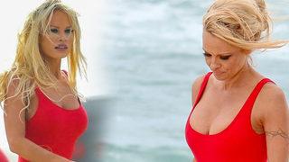 Lily James, Pamela Anderson oldu! İlk bakışta herkes Pamela Anderson sandı