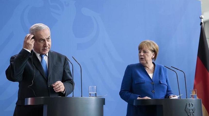 Almanya Başbakanı Merkel, İsrail Başbakanı Netanyahu ile görüştü