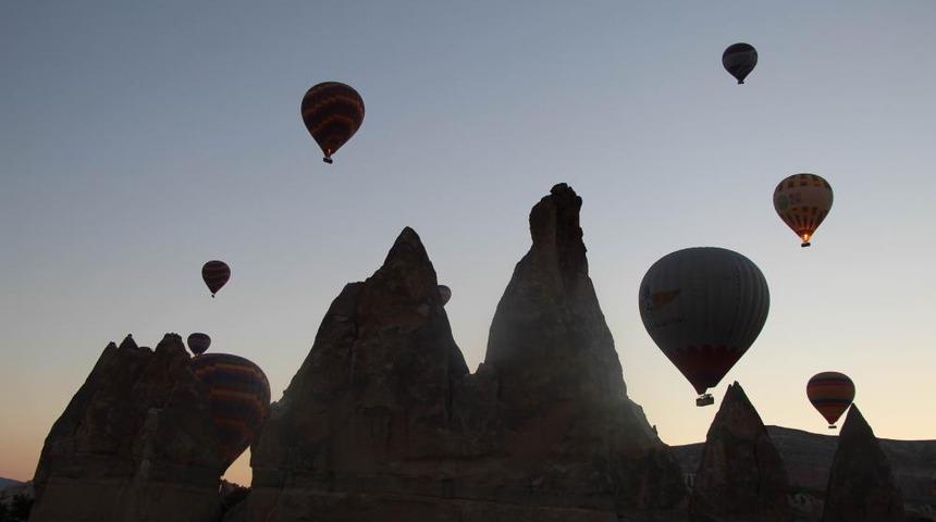 Kapadokya'da balonlar 21 günün ardından havalandı