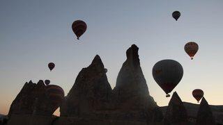 Kapadokya'da balonlar 21 günün ardından havalandı