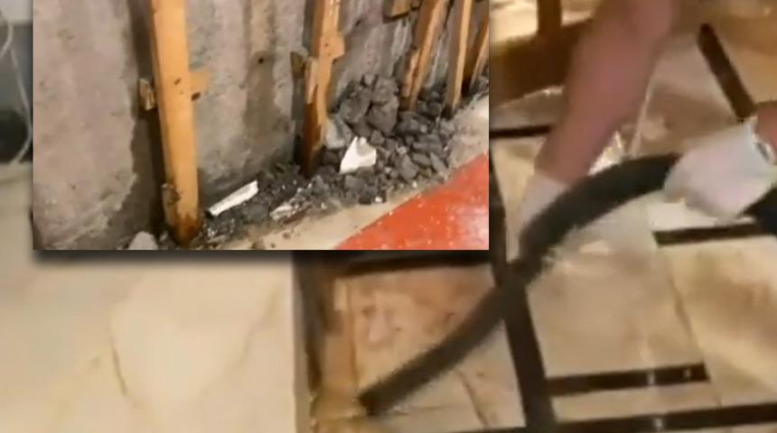 Su borusu patladı, TBMM'yi su bastı