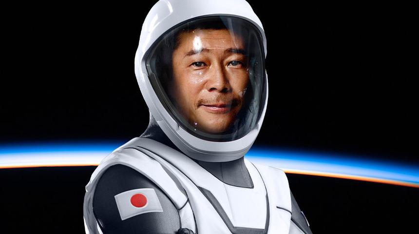 Japon milyarder uzaya yapacağı turistik gezi i&ccedil;in kesenin ağzını a&ccedil;tı