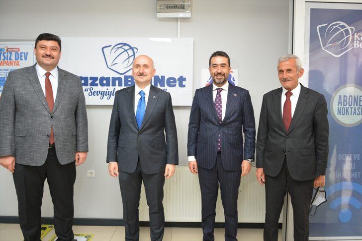 Ulaştırma ve Altyapı Bakanı Karaismailoğlu'ndan, Kahramankazan Belediyesine ziyaret G2