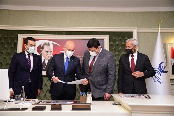 Ulaştırma ve Altyapı Bakanı Karaismailoğlu'ndan, Kahramankazan Belediyesine ziyaret G4