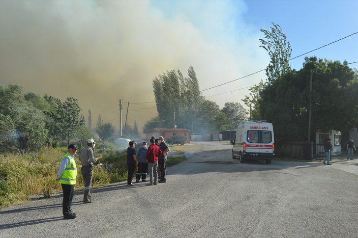 GÜNCELLEME- Afyonkarahisar'da biyokütle enerji santralinde yangın çıktı G2