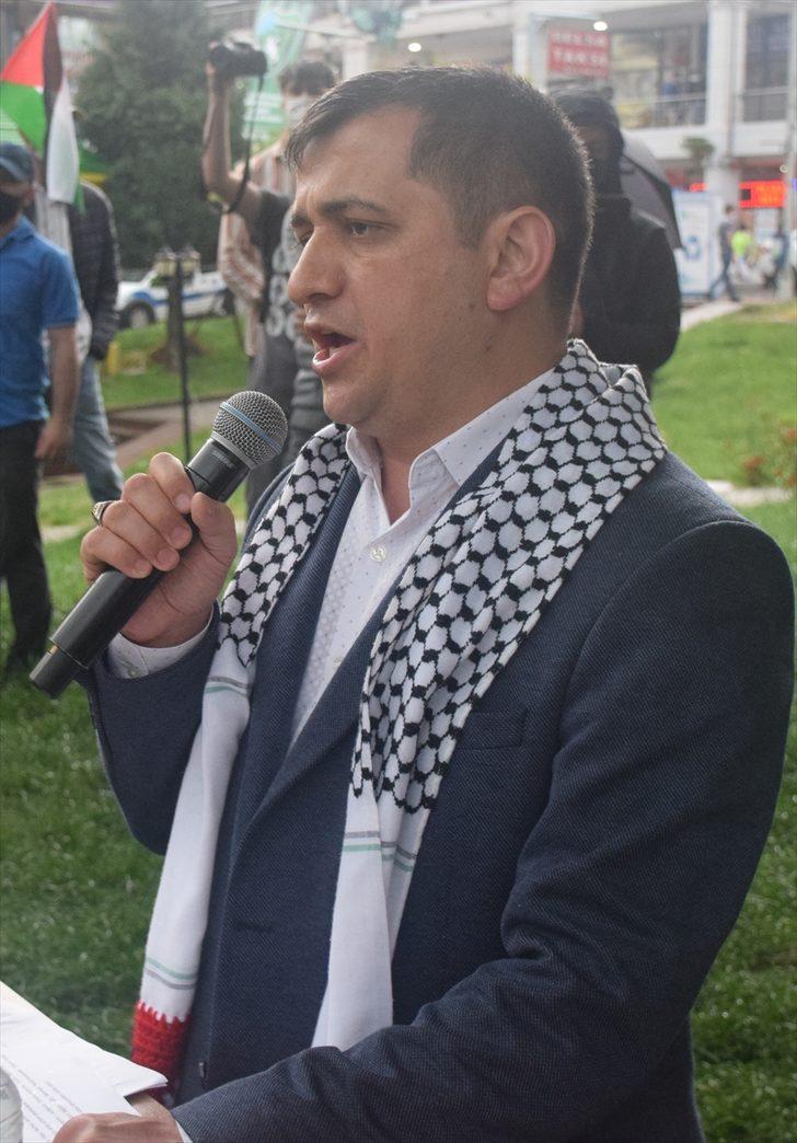 Sakarya, Düzce, Karabük ve Kocaeli'de İsrail'in Mescid-i Aksa'ya saldırıları protesto edildi G2