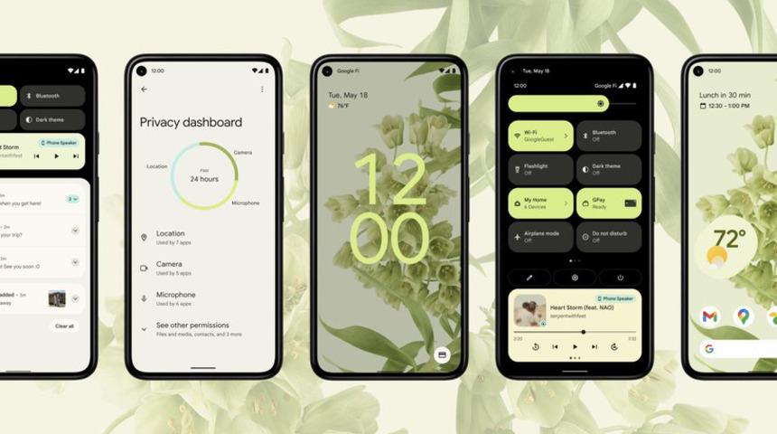 Google, Android 12'yi tanıttı! İşte Android 12'nin &ouml;zellikleri