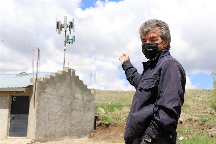 ABD'den Ağrı'daki köyüne dönüp kendi imkanlarıyla yaptığı rüzgar panelinden elektrik üretti G3