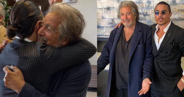 Al Pacino'yu ağırlayan Nusret bir hayalini daha gerçekleştirdi!