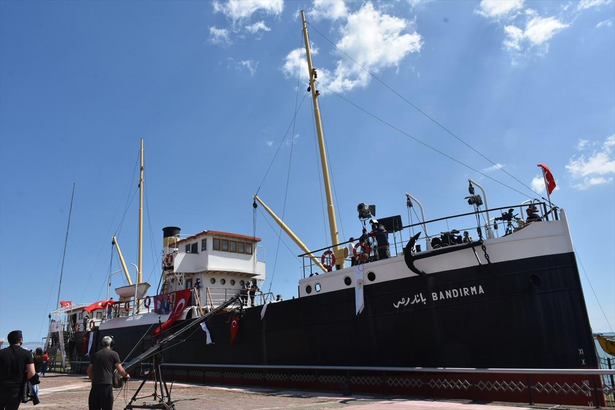 Samsun'da Bandırma Gemi M&uuml;ze ve Milli M&uuml;cadele A&ccedil;ık Hava M&uuml;zesi'ne ziyaret&ccedil;i akını