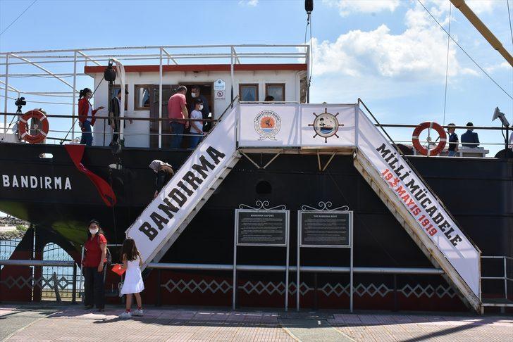 Samsun'da Bandırma Gemi Müze ve Milli Mücadele Açık Hava Müzesi'ne ziyaretçi akını G2