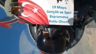 Sosyal medyada paylaşıldı! Türk Yıldızları’ndan 19 Mayıs’a özel klip