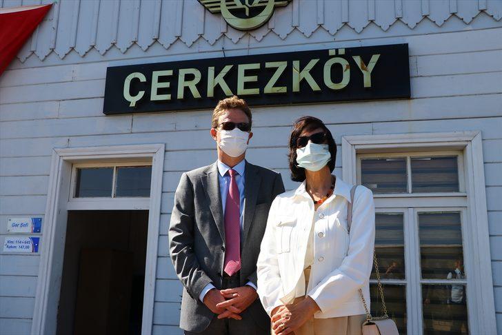 Meyer-Landrut ve Kaymakcı, Çerkezköy Tren İstasyonu'nda incelemelerde bulundu G2