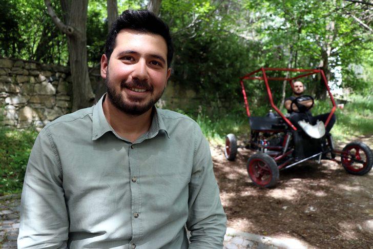 Elazığ'da iki arkadaş scooter motoru kullanarak engebeli araziler için araç tasarladı G5
