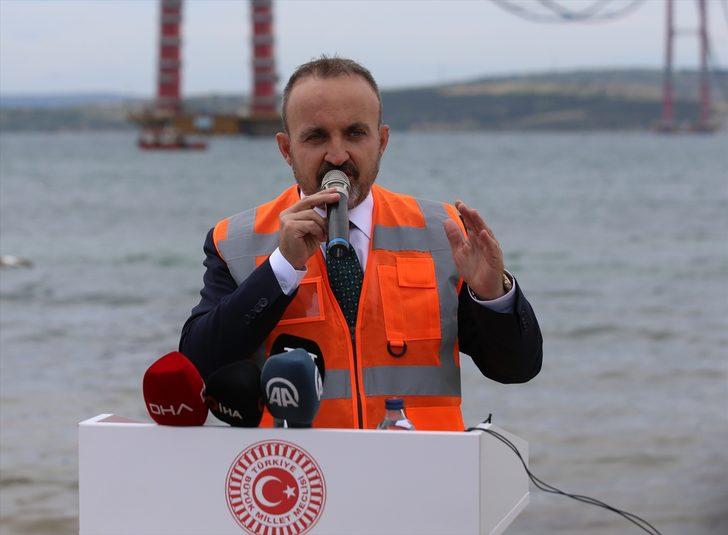 1915 Çanakkale Köprüsü inşaatında son çelik halat montajı yapıldı G3