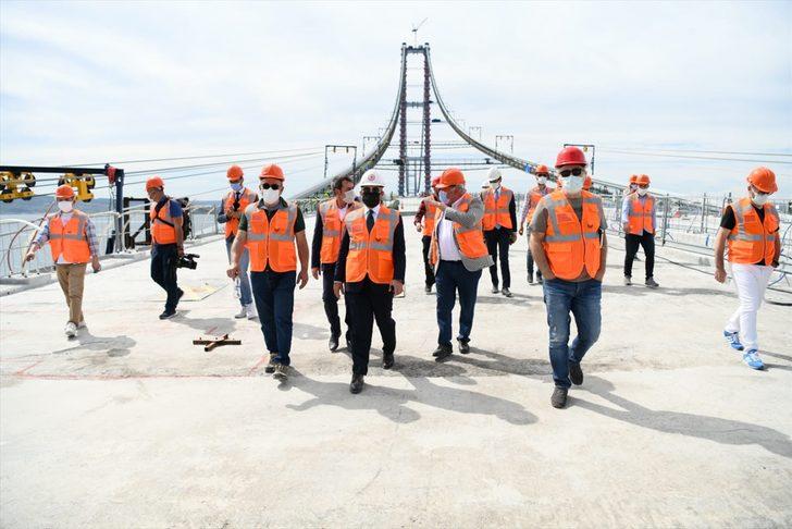 1915 Çanakkale Köprüsü inşaatında son çelik halat montajı yapıldı G4