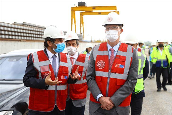 Meyer-Landrut ve Kaymakcı, Edirne'de hızlı tren şantiyesinde incelemelerde bulundu G1