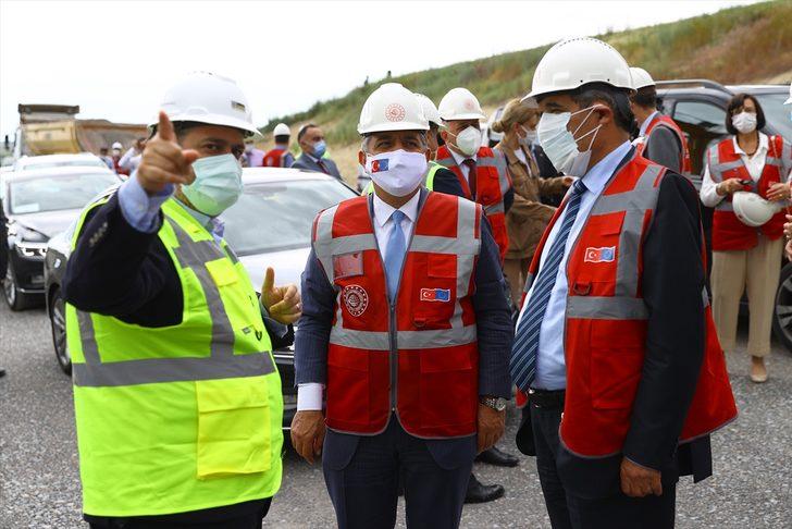 Meyer-Landrut ve Kaymakcı, Edirne'de hızlı tren şantiyesinde incelemelerde bulundu G3