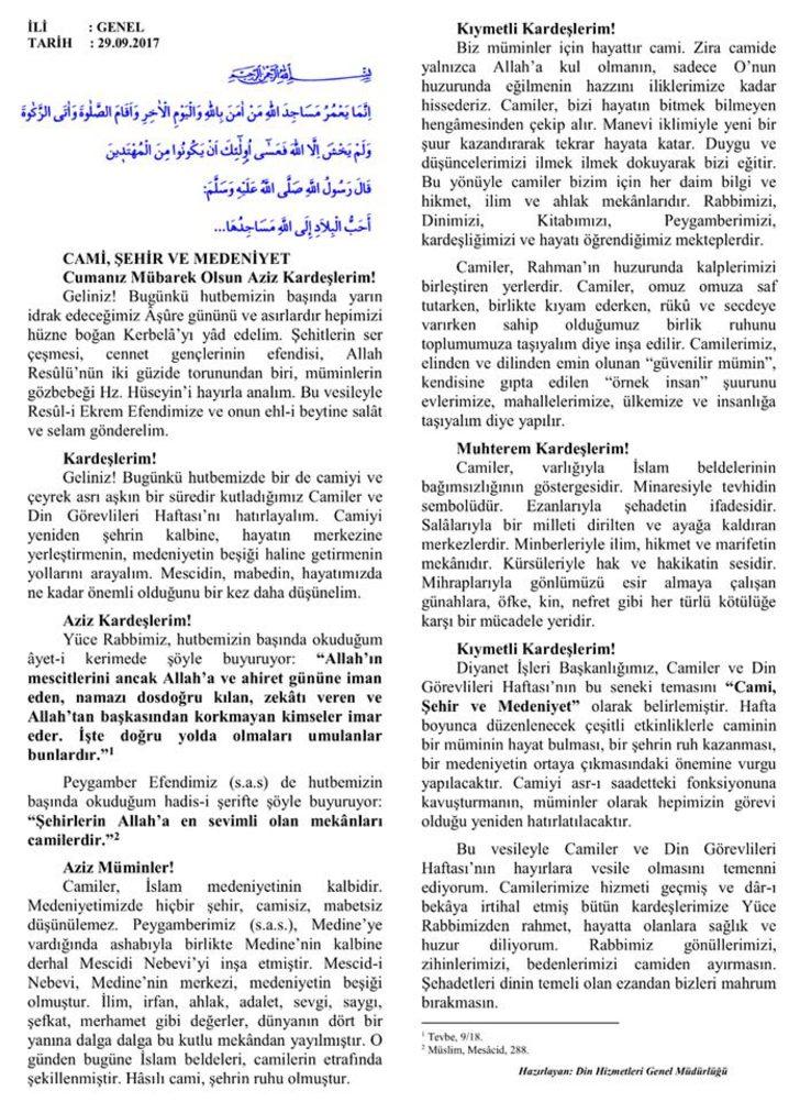 Güncel Cuma mesajları: Resimli, kısa Cuma mesajları G2