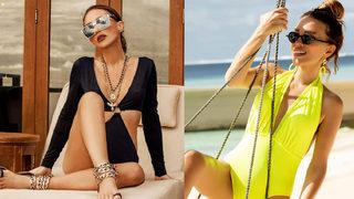 Sarı bikinili pozuyla dikkat çeken Seren Serengil photshopu abartınca alay konusu oldu!