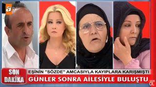 Kocasının amcasıyla kaçan kadından canlı yayında şoke eden sözler! Ailesi fenalık geçirdi