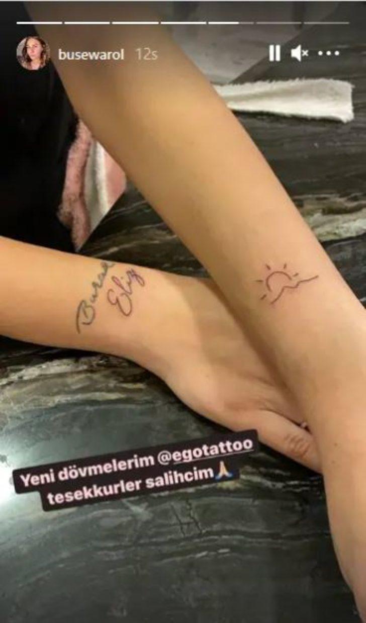 Şarkıcı Alişan'ın eşi Buse Varol dövmeleriyle dikkat çekti| İşte Buse Varol'un yeni hobisi... G3