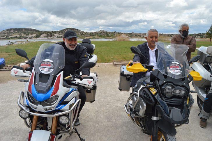 Motosiklet markalarının Türkiye yöneticileri Frig Vadisi'ni gezdi G2