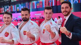Karatede Erkek Kata Milli Takımı Avrupa şampiyonu oldu