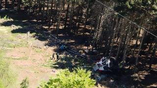 İtalya’da teleferik faciası: 14 ölü